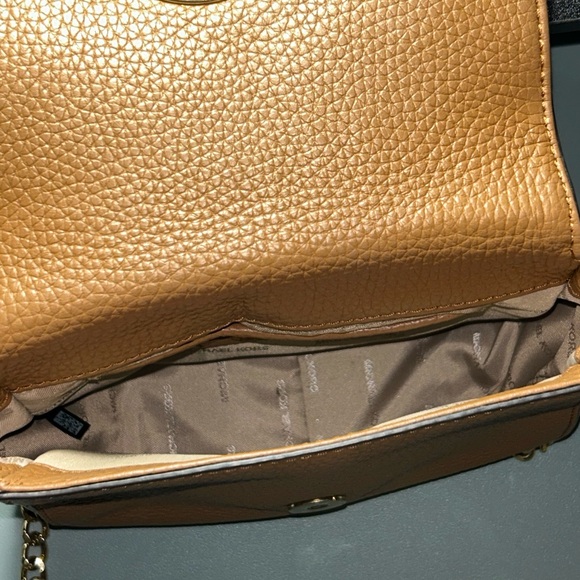 Michael Kors Brown and Gold Crossbody Bag - Picture 10 of 16